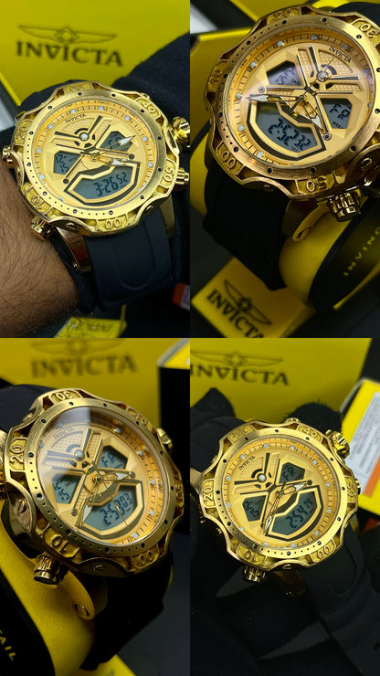 INVICTA DOBLE HORA PARA HOMBRE REF-1837-ND
