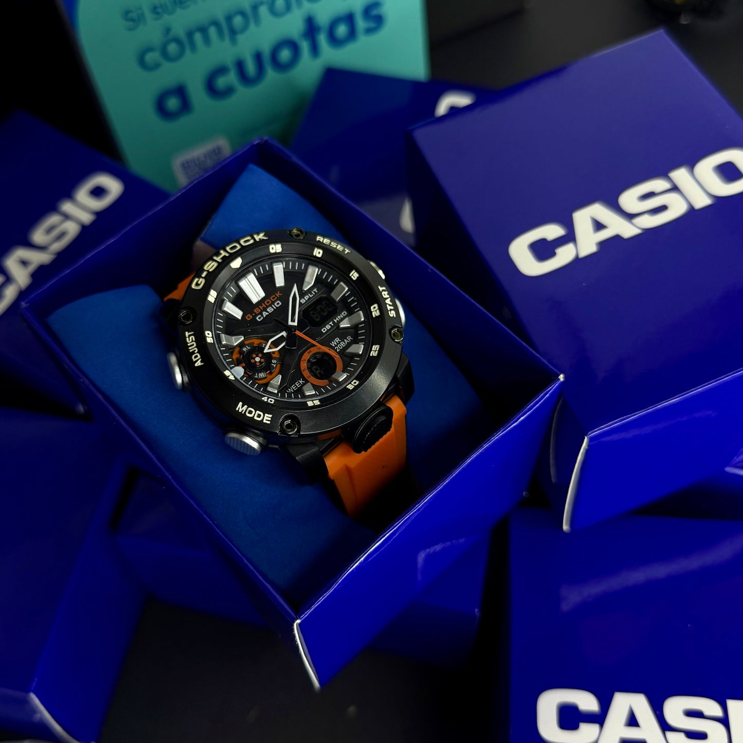 CASIO G-SHOCK PARA HOMBRE REF-GA2000-NAN