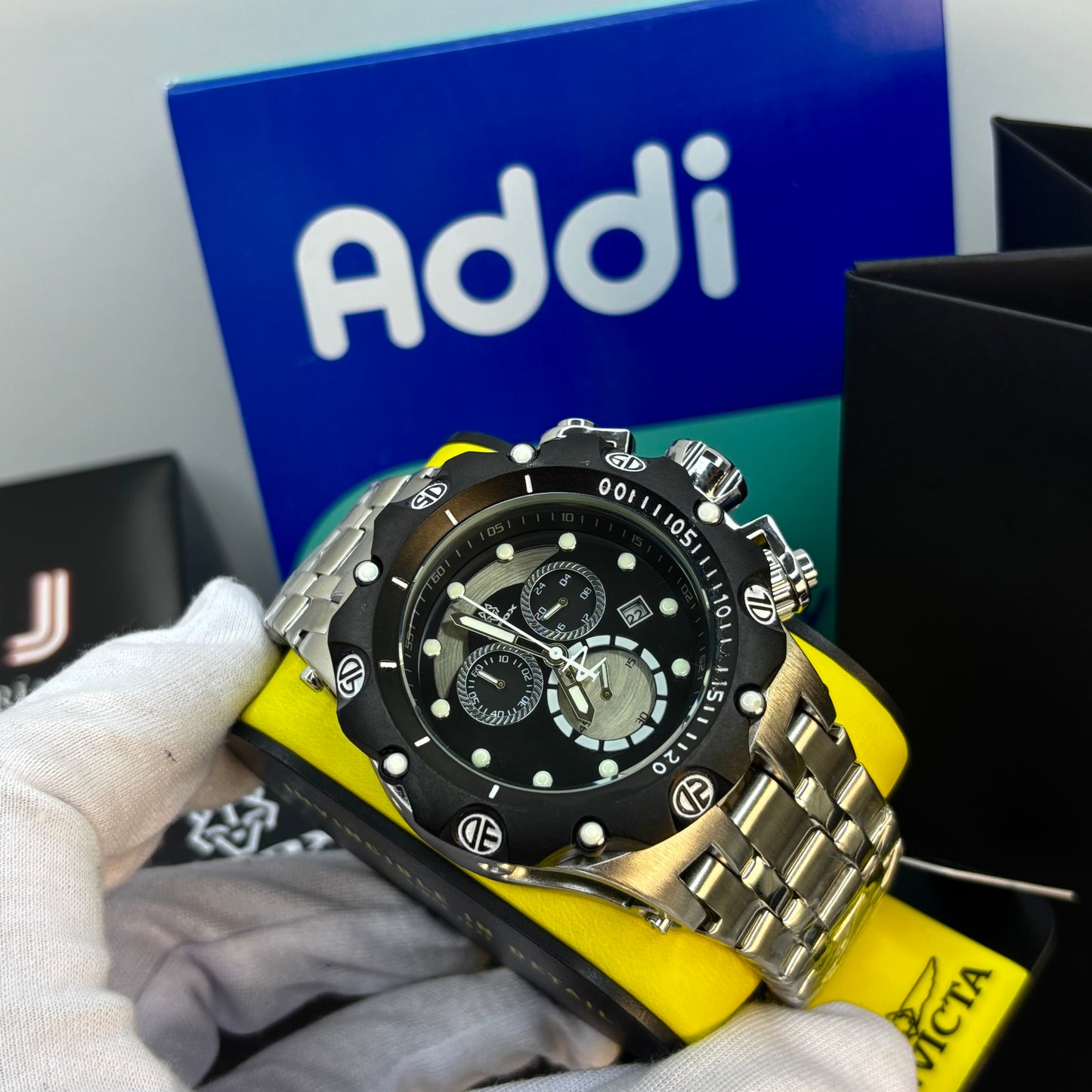 G-FOX ORIGINAL FUNCIONAL  POR INVICTA SUMERGIBLE   PARA HOMBRE  REF- PN