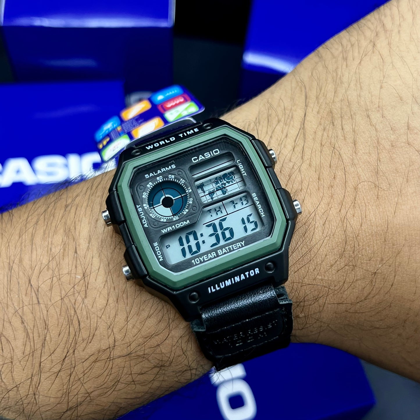 CASIO ROYALE PARA HOMBRE REF AE1200-LONA-NV