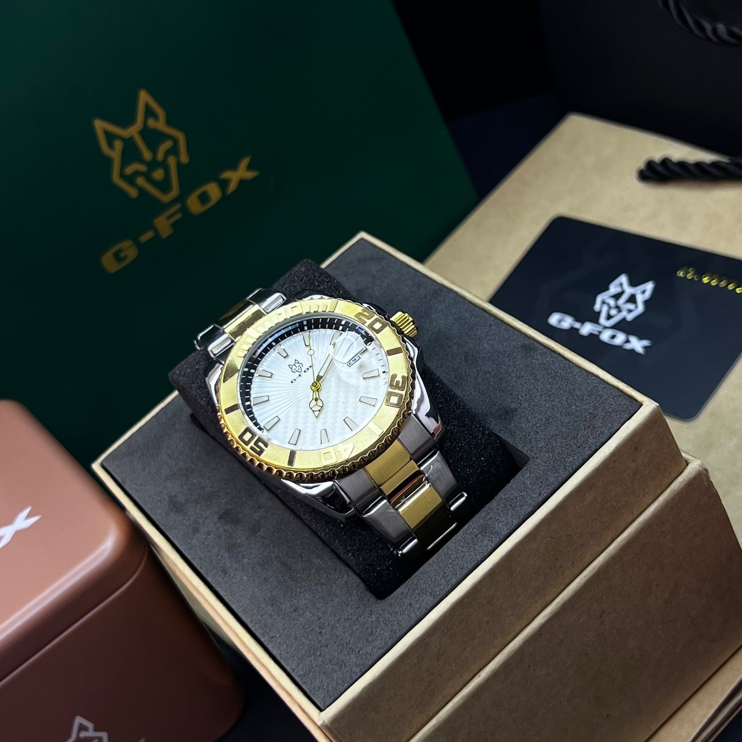 G FOX ORIGINAL x RLX SUMERGIBLE PARA HOMBRE REF-SIMULACION 70583-BB