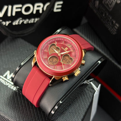NAVIFORCE DOBLE HORA ORIGINAL PARA DAMA REF NF5045-R