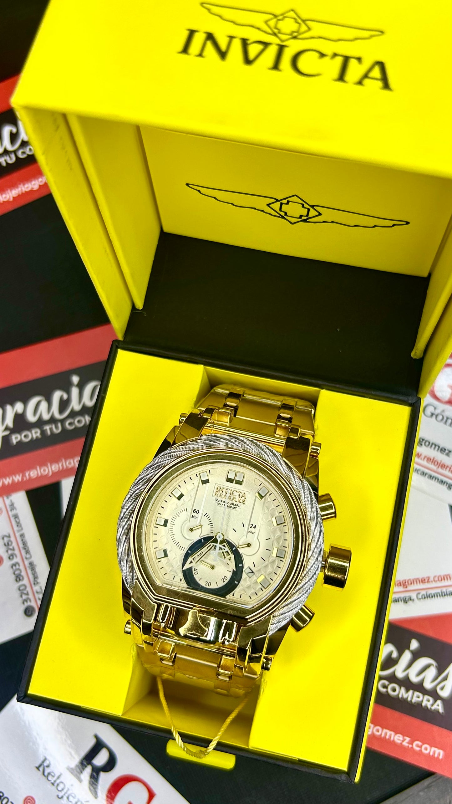 INVICTA BOLT ZEUS ARO FUNCIONAL PARA HOMBRE REF-DB