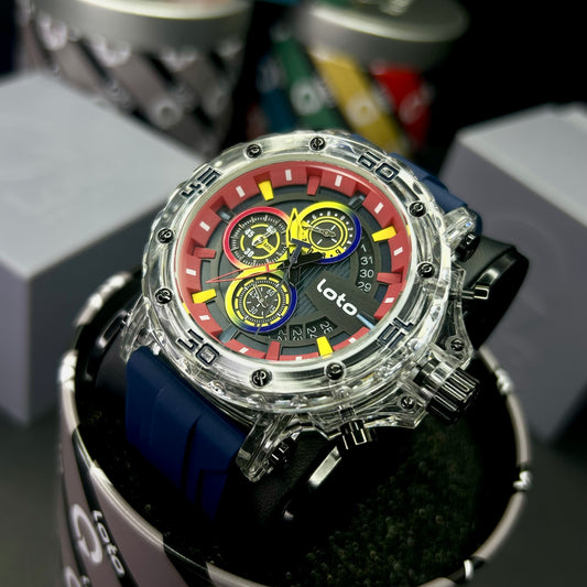 LOTO ORIGINAL TRANSPARENTE CRONOGRAFO REF-LT2433-A