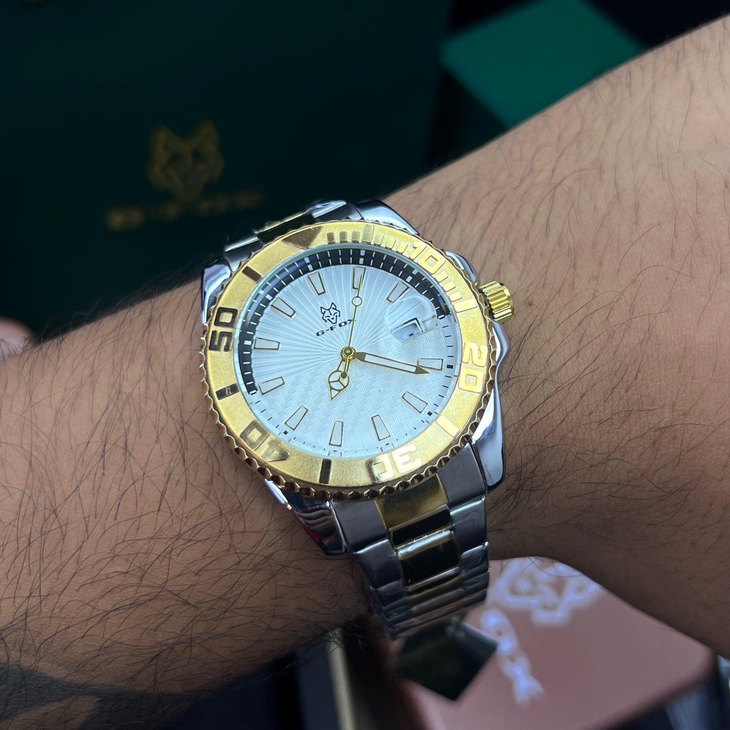 G FOX ORIGINAL x RLX SUMERGIBLE PARA HOMBRE REF-SIMULACION 70583-BB