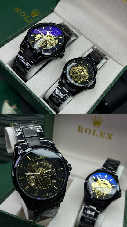 PAREJA RLX AUTOMATICO CORAZON ABIERTO OYSTER REF-N1