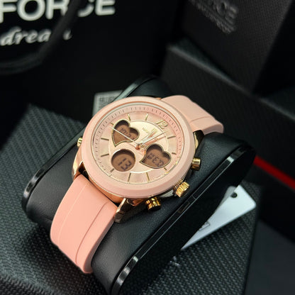 NAVIFORCE DOBLE HORA ORIGINAL PARA DAMA REF NF5045-R