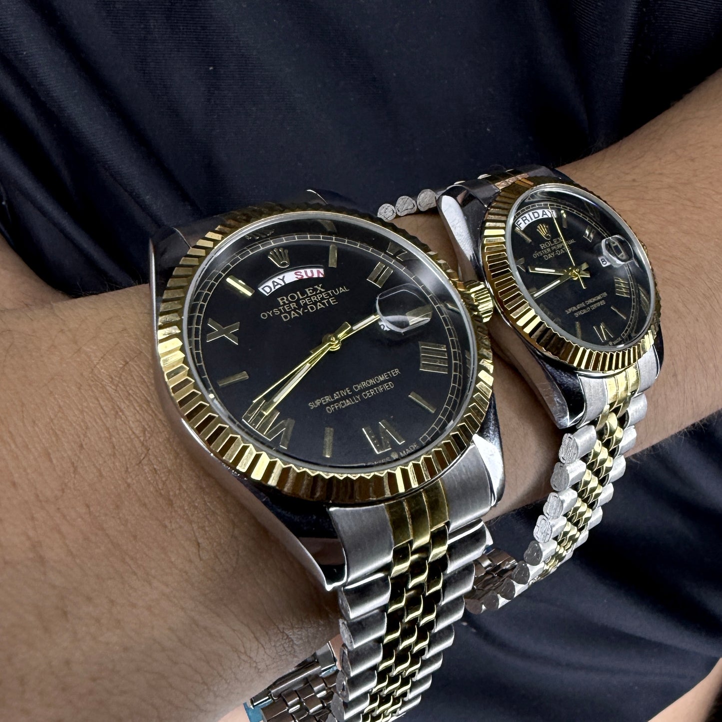 PAREJA R0LEX PRESIDENT  REF-BIN