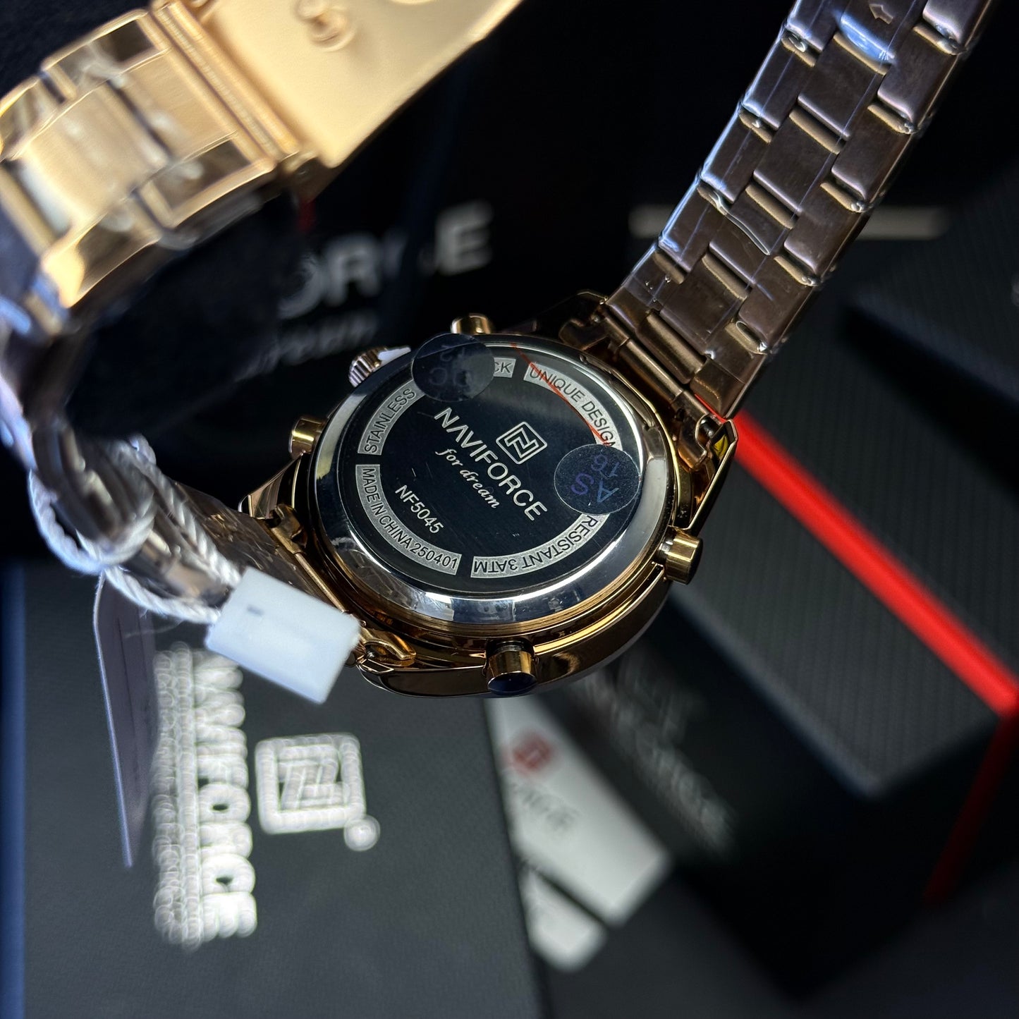 NAVIFORCE DOBLE HORA ORIGINAL PARA DAMA REF NF5045-ORA