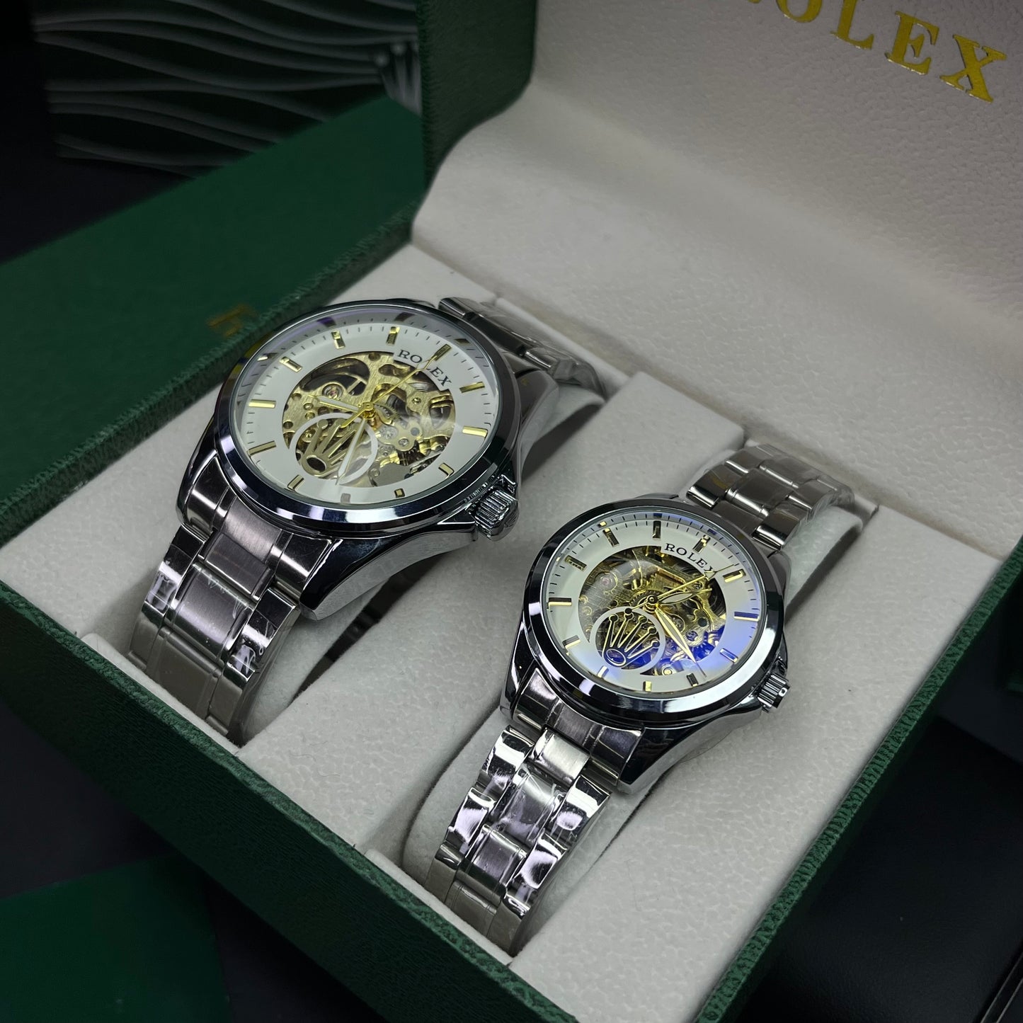 PAREJA RLX AUTOMATICO CORAZON ABIERTO OYSTER  REF-P