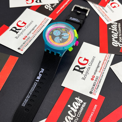 SWATCH NEON PARTY PARA HOMBRE REF-NAVR