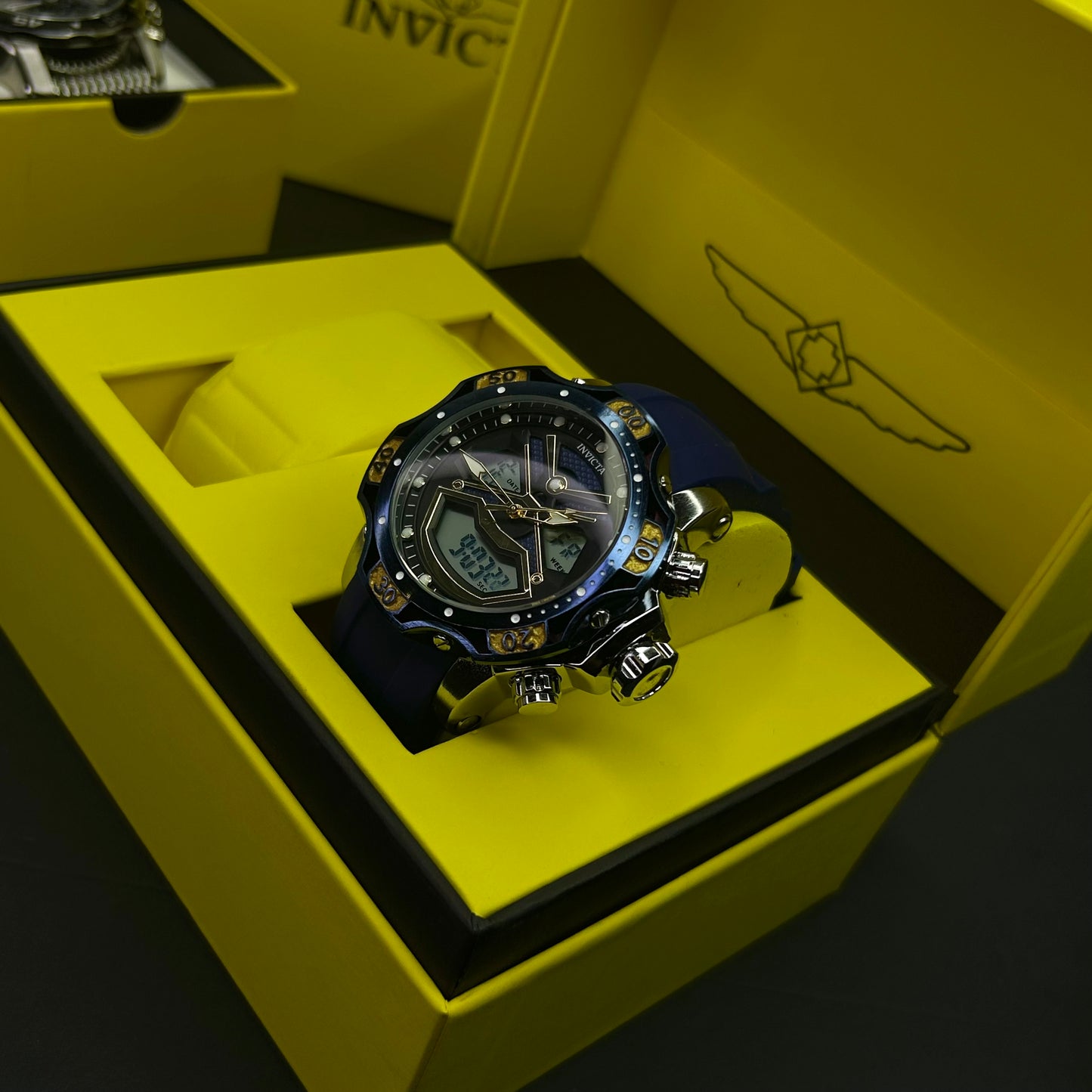 INVICTA DOBLE HORA PARA HOMBRE REF-1837-AAD