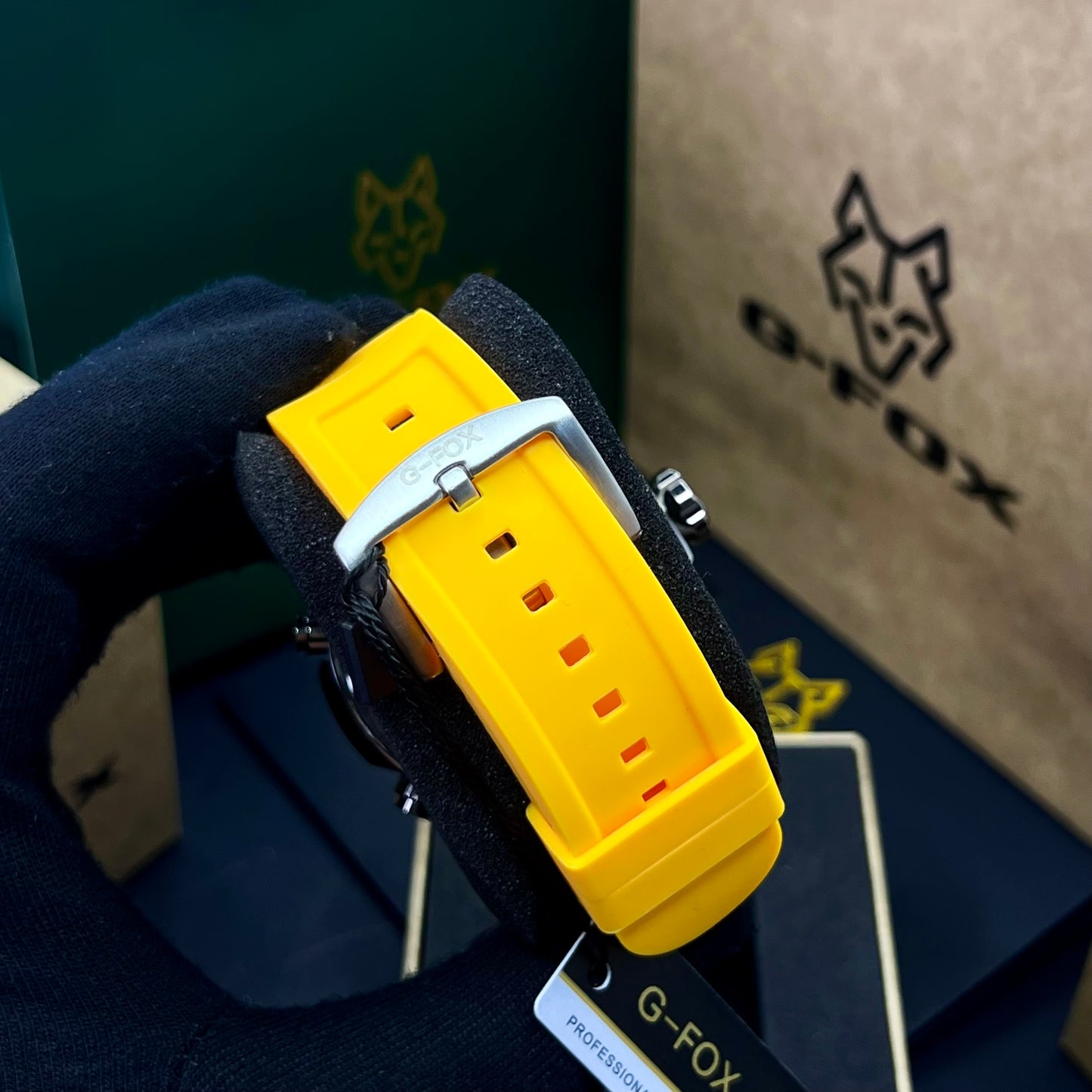 G FOX ORIGINAL DOBLE HORA POR INVICTA SUMERGIBLE PARA HOMBRE REF-1976G1-A