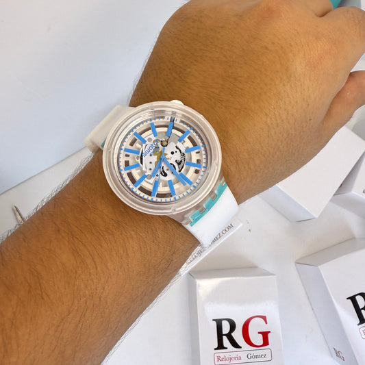 SWATCH TRANSPARENTE PARA HOMBRE REF-C
