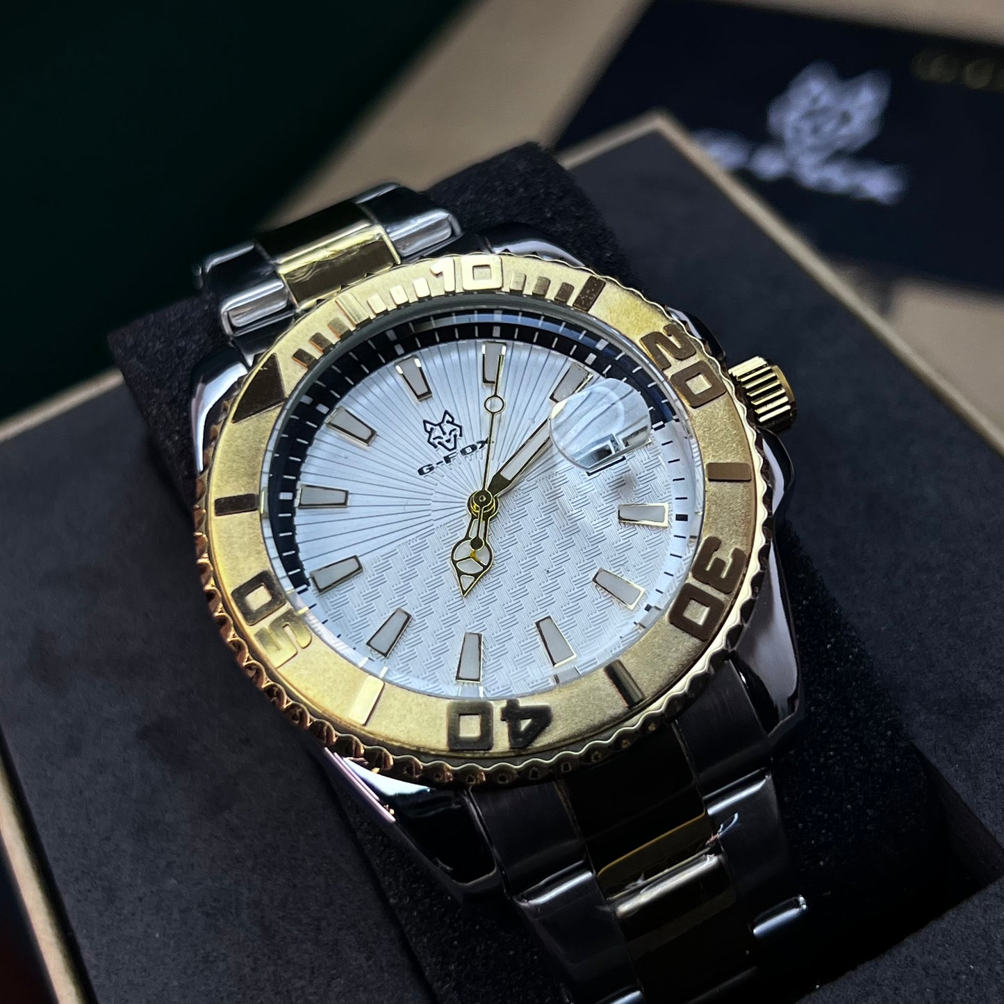 G FOX ORIGINAL x RLX SUMERGIBLE PARA HOMBRE REF-SIMULACION 70583-BB