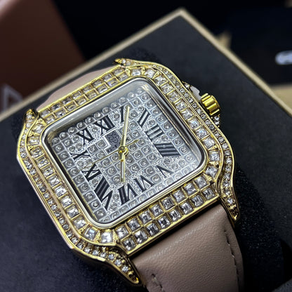 G FOX ORIGINAL x CARTIER PARA DAMA SUMERGIBLE  REF-SANTOS CUBANO-1264-B