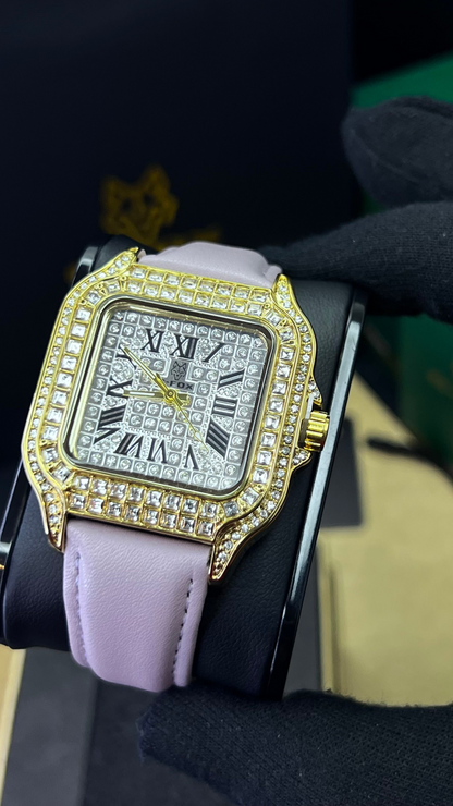 G FOX ORIGINAL x CARTIER PARA DAMA SUMERGIBLE  REF-SANTOS CUBANO-1264-M