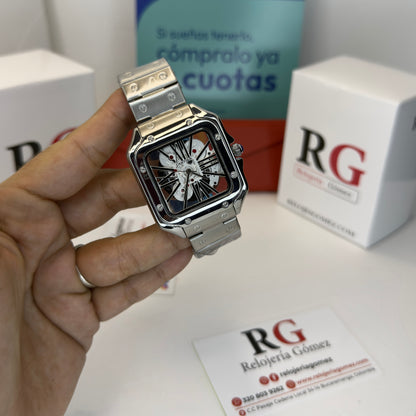 CARTIER SKELET ACERO PARA HOMBRE REF-PB