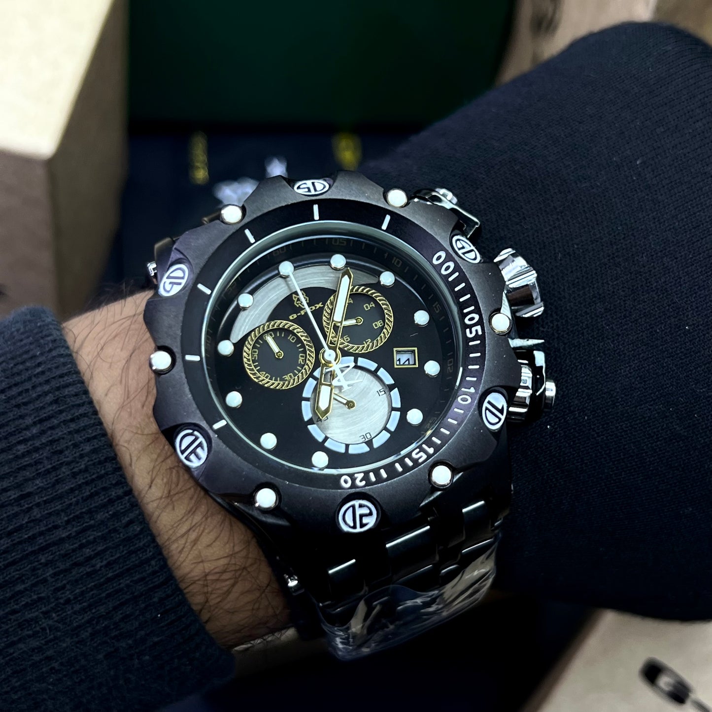 G FOX ORIGINAL FUNCIONAL POR INVICTA SUMERGIBLE PARA HOMBRE REF- NN