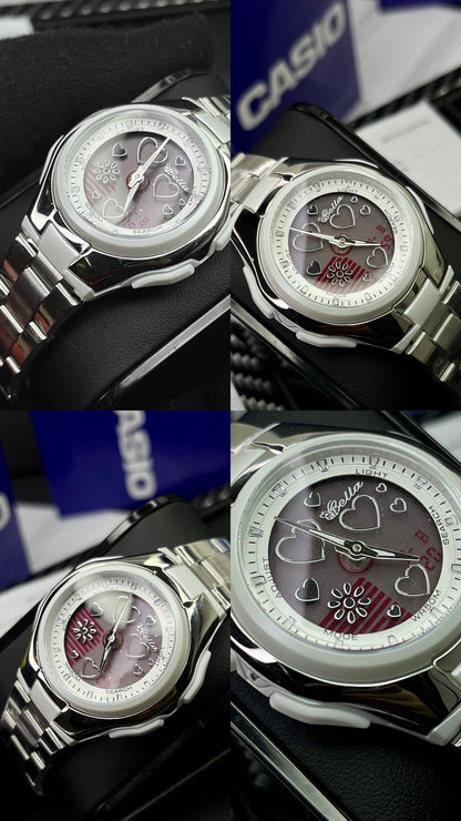 CASIO DOBLE HORA PARA DAMA REF-PB