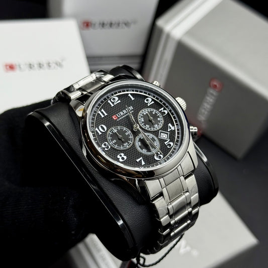 CURREN ORIGINAL FUNCIONAL PARA HOMBRE REF 8466- PN