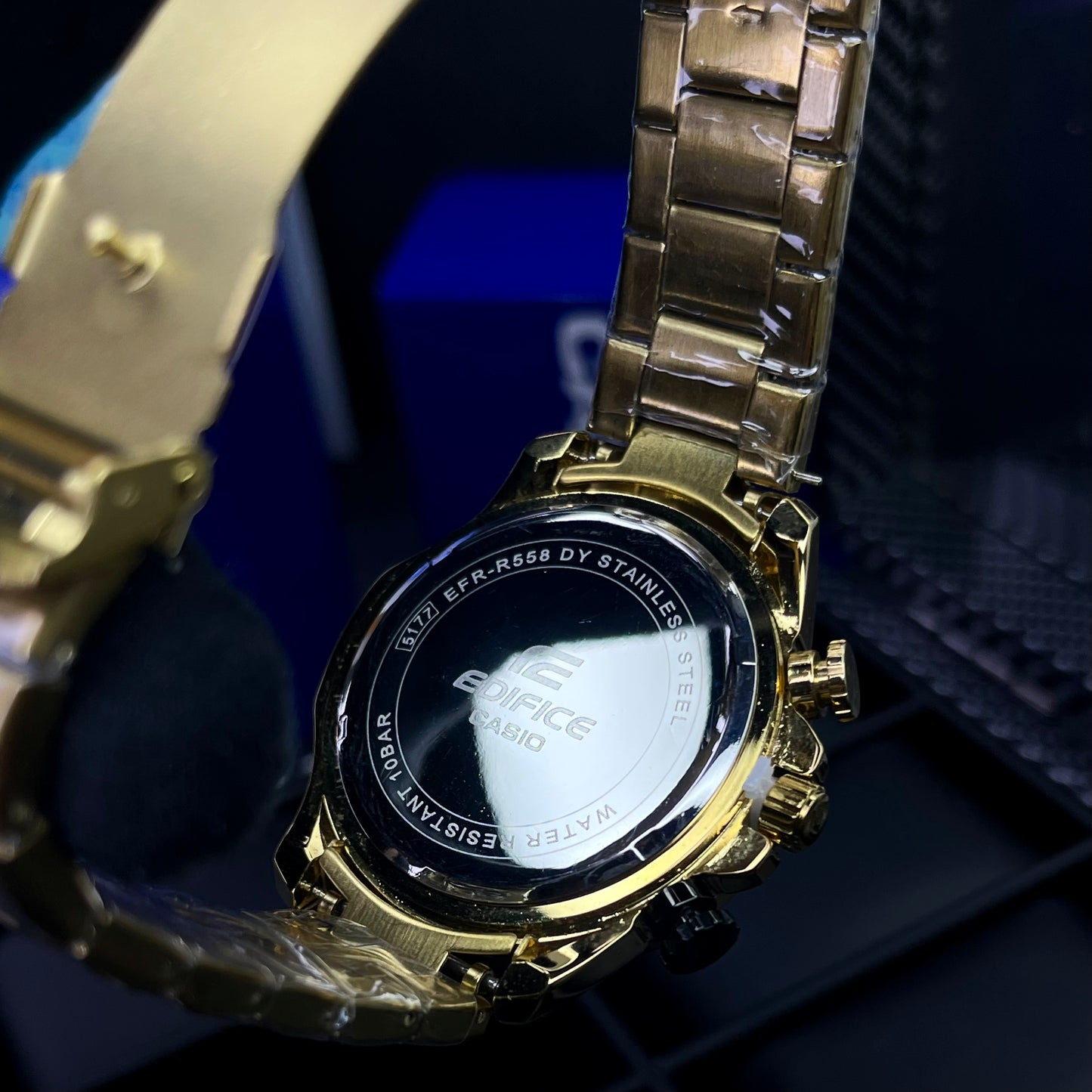 CASIO EDIFICE EFR 558  FUNCIONAL PARA HOMBRE REF-DN