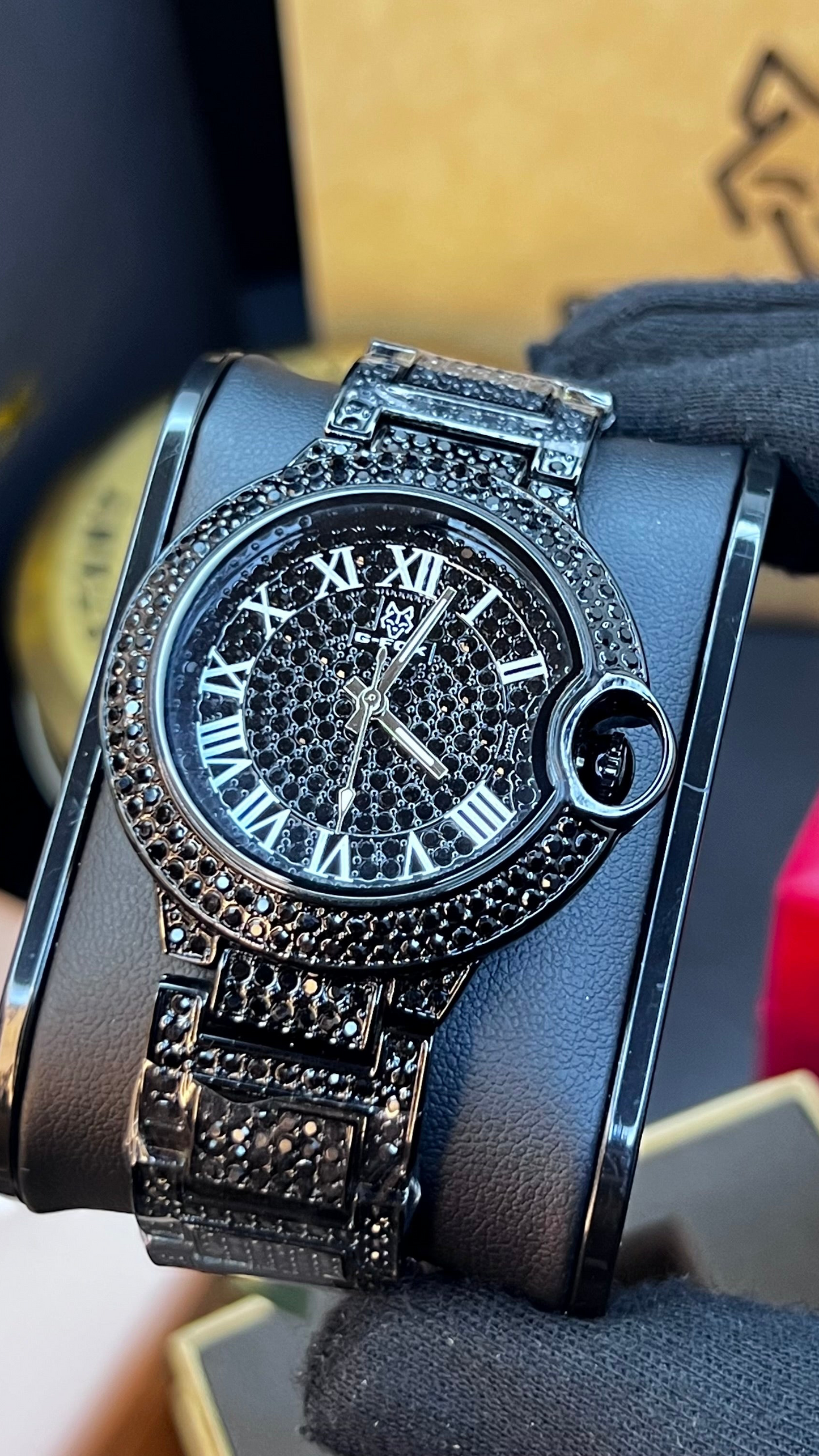 G FOX ORIGINAL x CARTIER PARA DAMA SUMERGIBLE  REF-TORBILLON CUBANO-1251-N