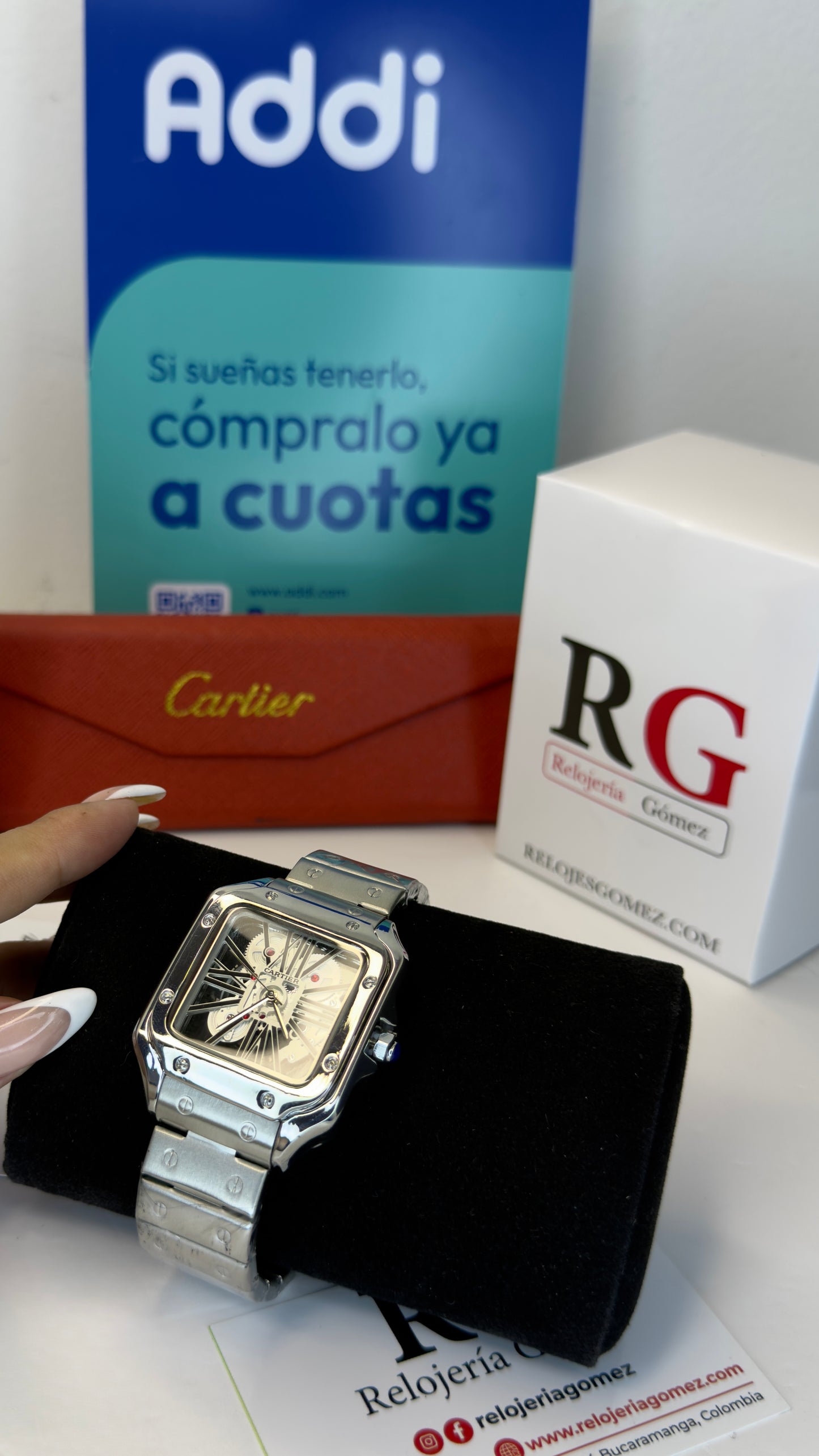 CARTIER SKELET ACERO PARA HOMBRE REF-PB