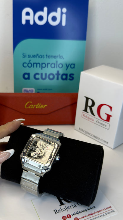 CARTIER SKELET ACERO PARA HOMBRE REF-PB