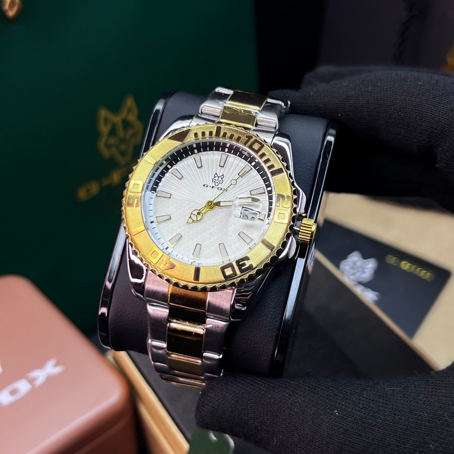 G FOX ORIGINAL x RLX SUMERGIBLE PARA HOMBRE REF-SIMULACION 70583-BB