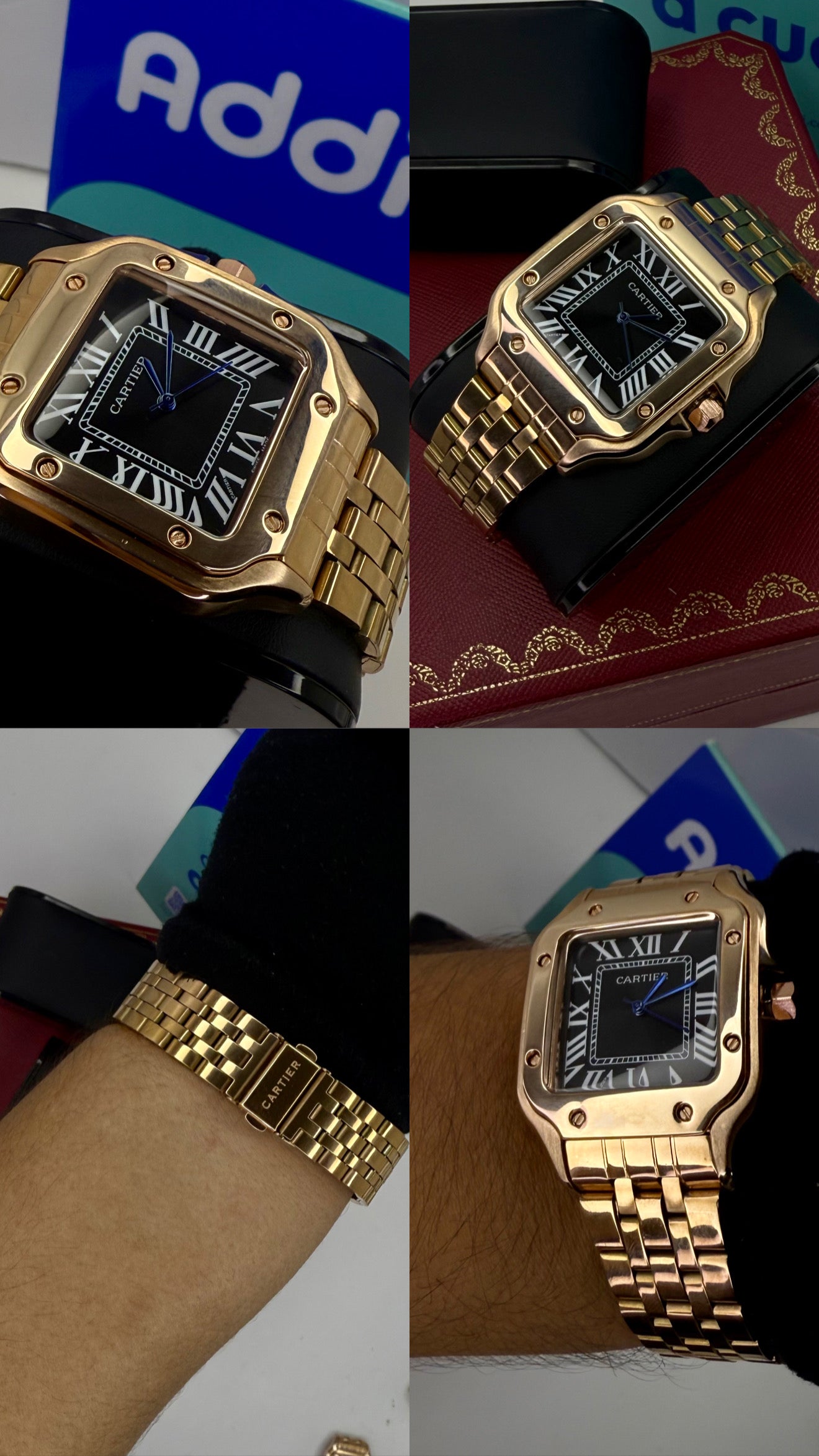 CARTIER DO SANTOS TRIZADO PARA DAMA REF-ORN