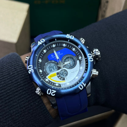 G FOX ORIGINAL DOBLE HORA POR INVICTA SUMERGIBLE PARA HOMBRE REF-1976G2-AO