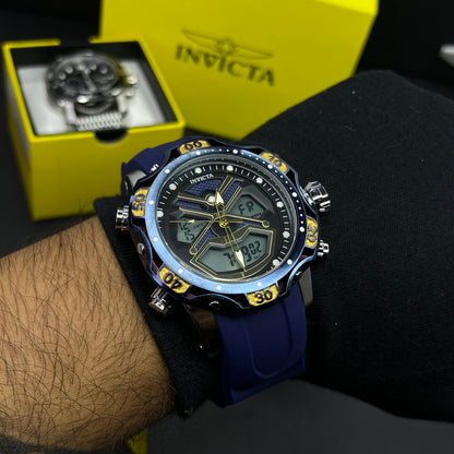 INVICTA DOBLE HORA PARA HOMBRE REF-1837-AAD