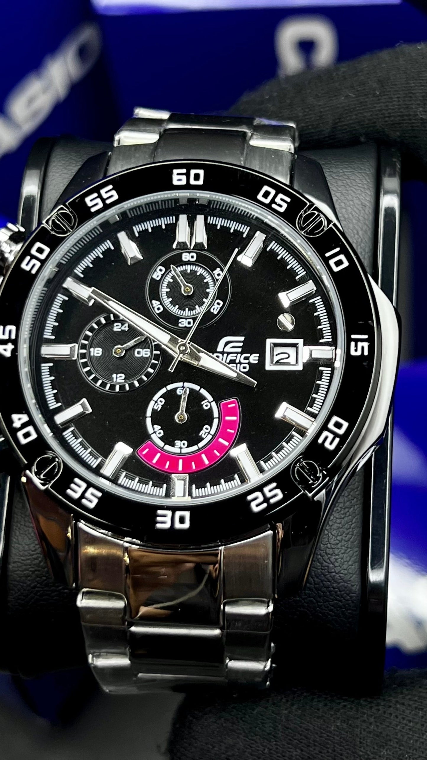 CASIO EDIFICE EFR 558  FUNCIONAL PARA HOMBRE REF-PN1