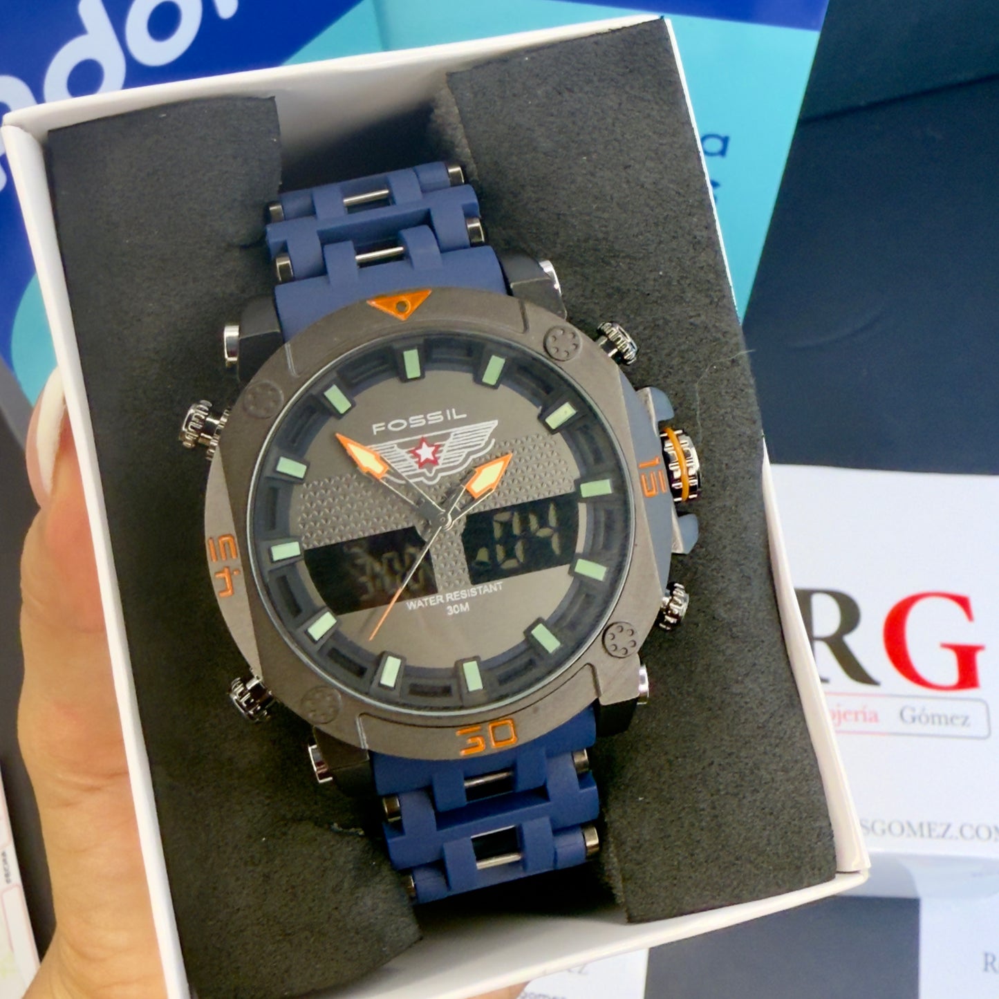 FOSSIL EDICION MARINA SUMERGIBLE-A