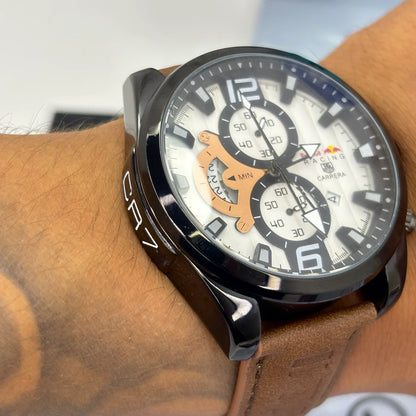 TAG HEUER CR7 CHRONO CUEROPARA HOMBRE REF-MARRNNUG