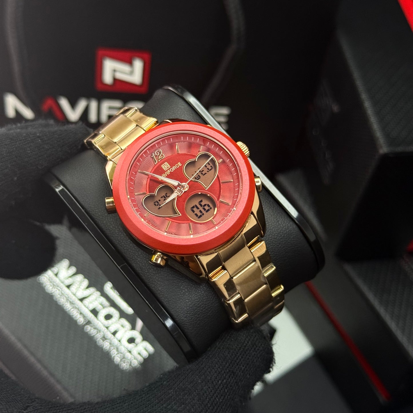 NAVIFORCE DOBLE HORA ORIGINAL PARA DAMA REF NF5045-OROR