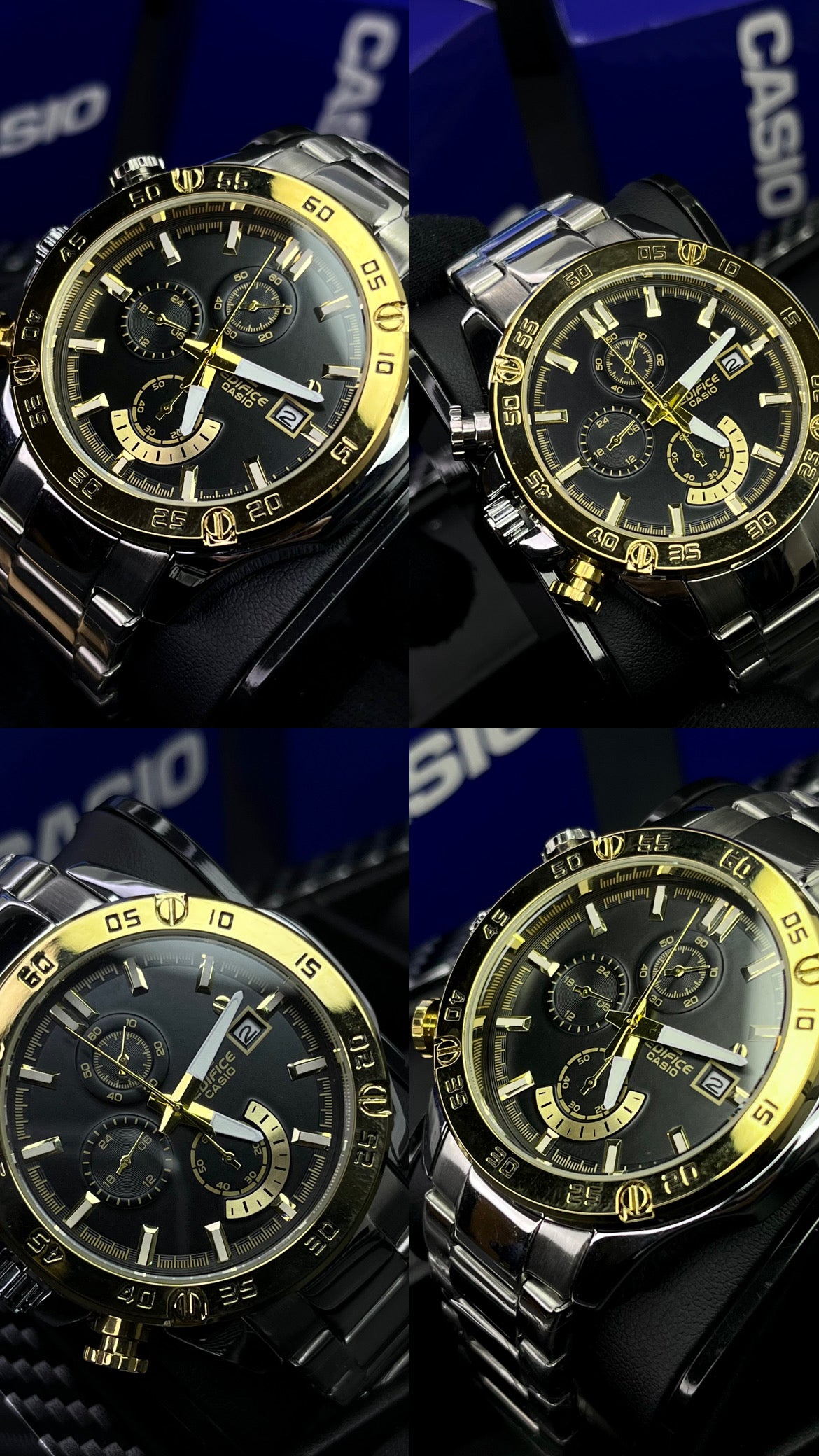 CASIO EDIFICE EFR 558  FUNCIONAL PARA HOMBRE REF-BN