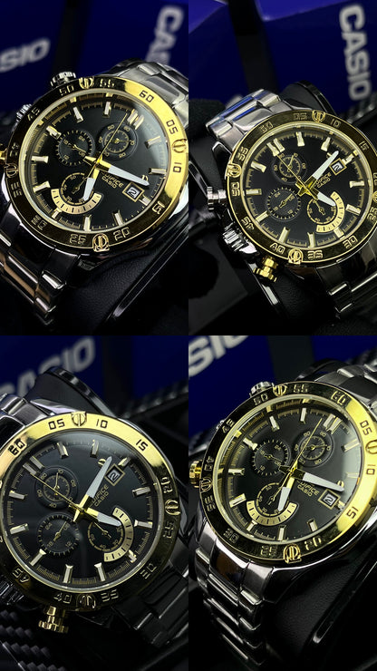 CASIO EDIFICE EFR 558  FUNCIONAL PARA HOMBRE REF-BN