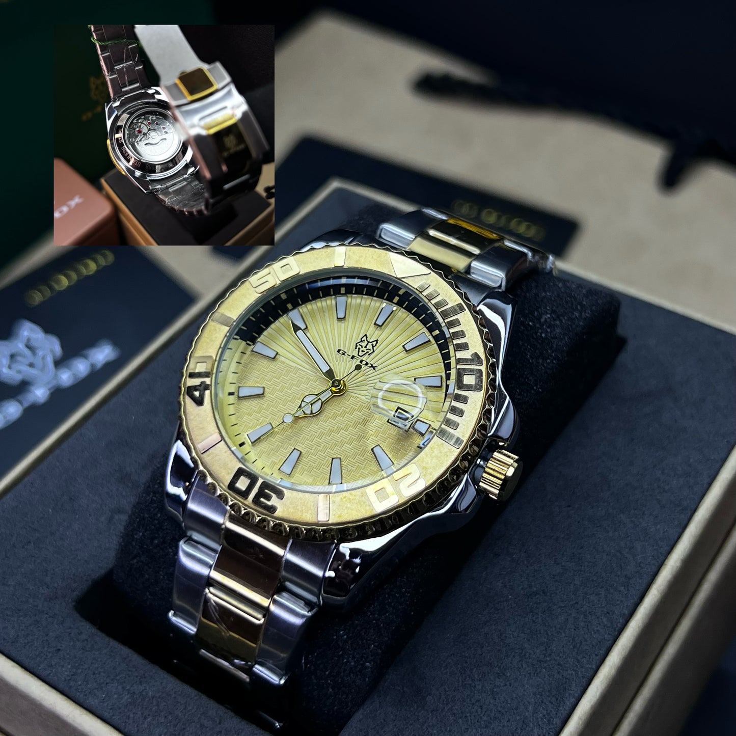 G FOX ORIGINAL x RLX SUMERGIBLE PARA HOMBRE REF-SIMULACION 70583-BD