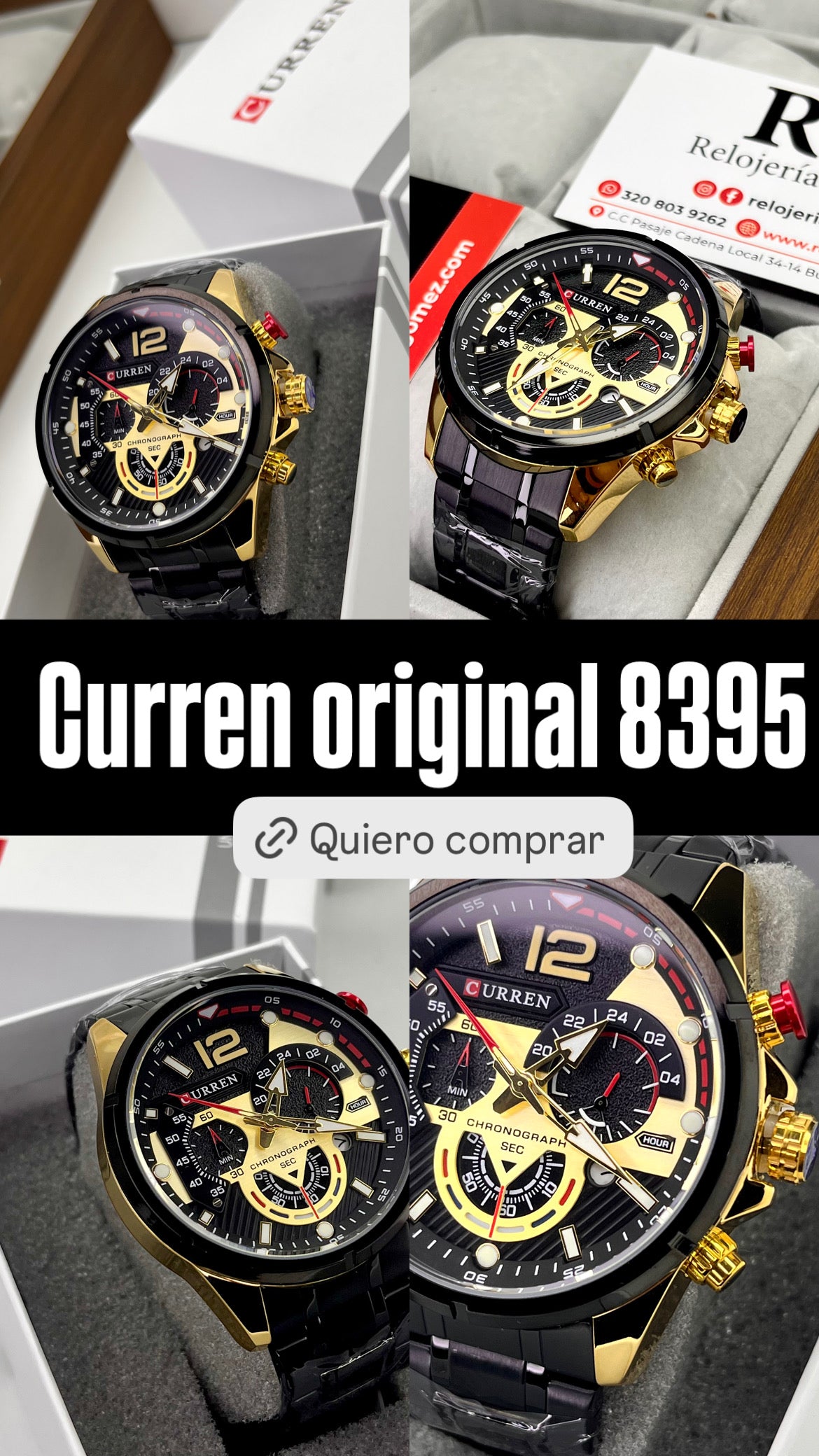 CURREN ORIGINAL PARA HOMBRE REF 8395-ND
