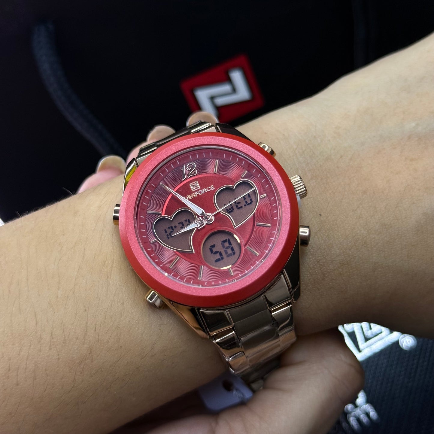 NAVIFORCE DOBLE HORA ORIGINAL PARA DAMA REF NF5045-OROR