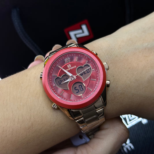 NAVIFORCE DOBLE HORA ORIGINAL PARA DAMA REF NF5045-OROR