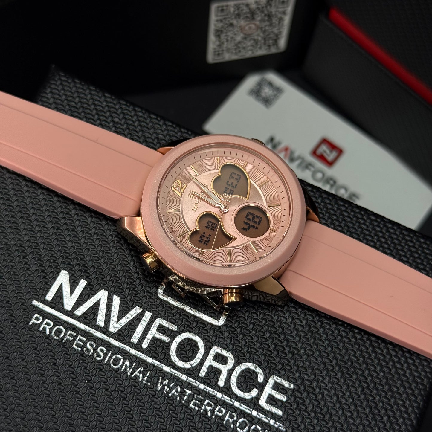 NAVIFORCE DOBLE HORA ORIGINAL PARA DAMA REF NF5045-R