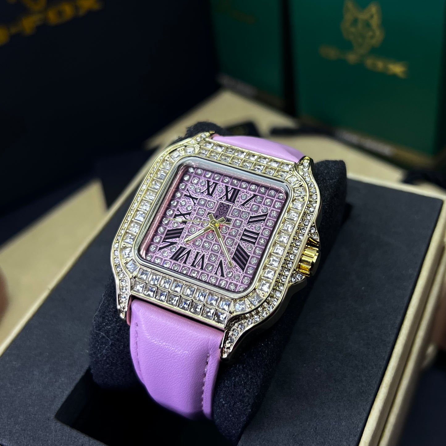 G FOX ORIGINAL x CARTIER PARA DAMA SUMERGIBLE  REF-SANTOS CUBANO-1264-R