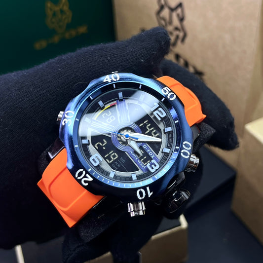 G FOX ORIGINAL DOBLE HORA POR INVICTA SUMERGIBLE PARA HOMBRE REF-1976G1-NN