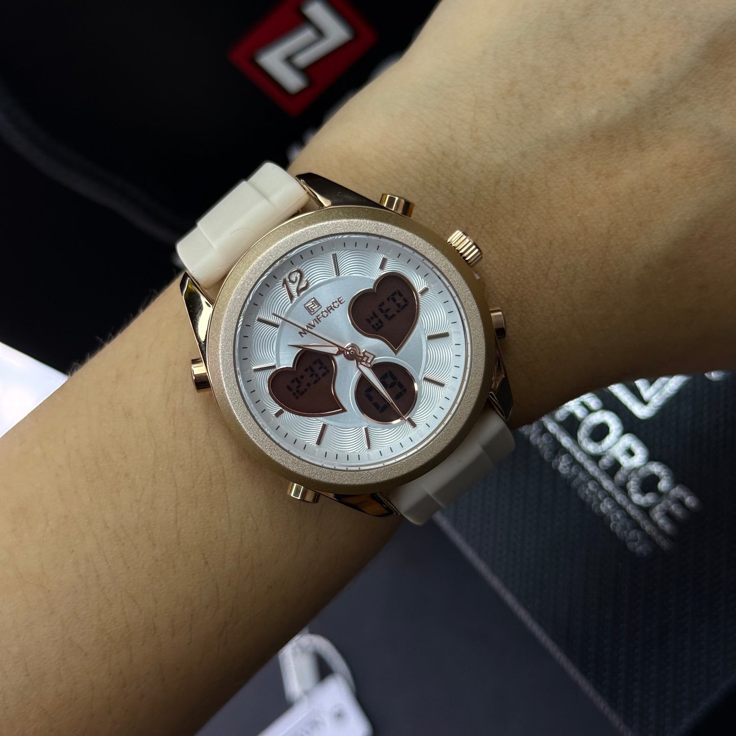 NAVIFORCE DOBLE HORA ORIGINAL PARA DAMA REF NF5045-RC