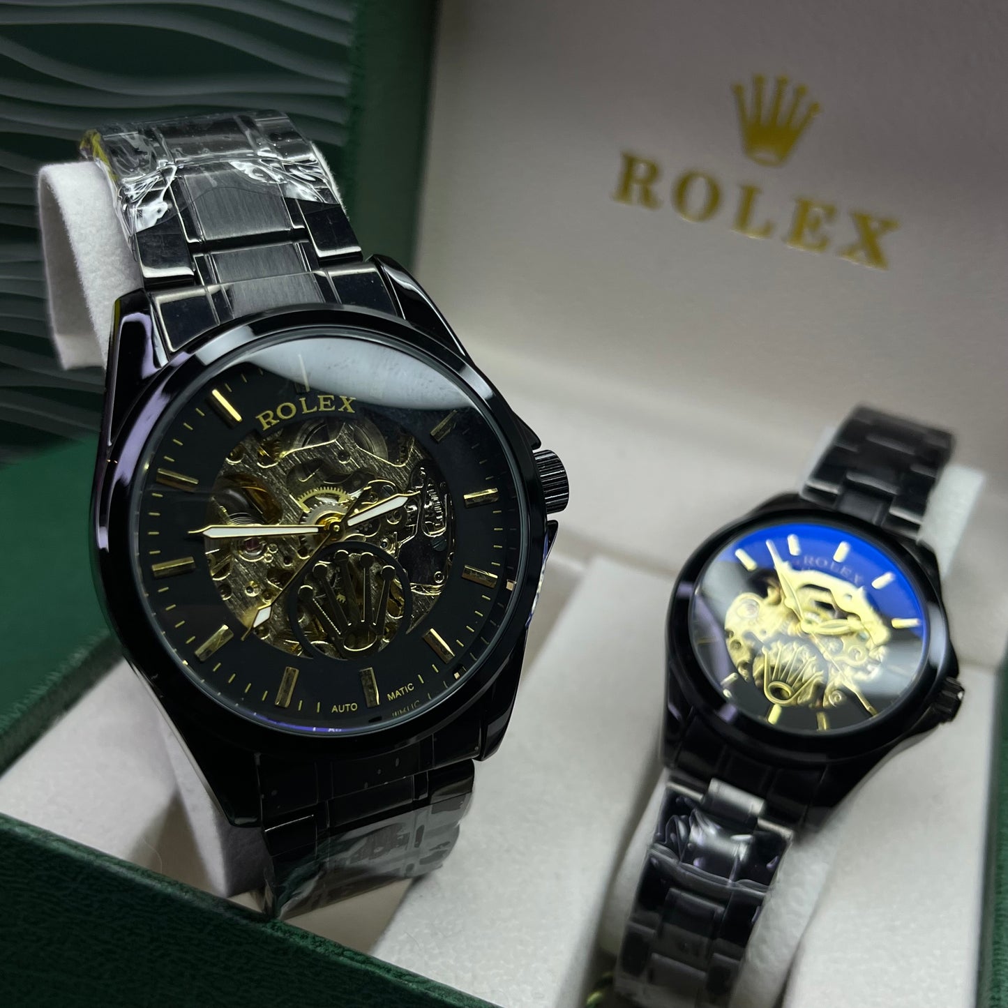 PAREJA RLX AUTOMATICO CORAZON ABIERTO OYSTER REF-N1