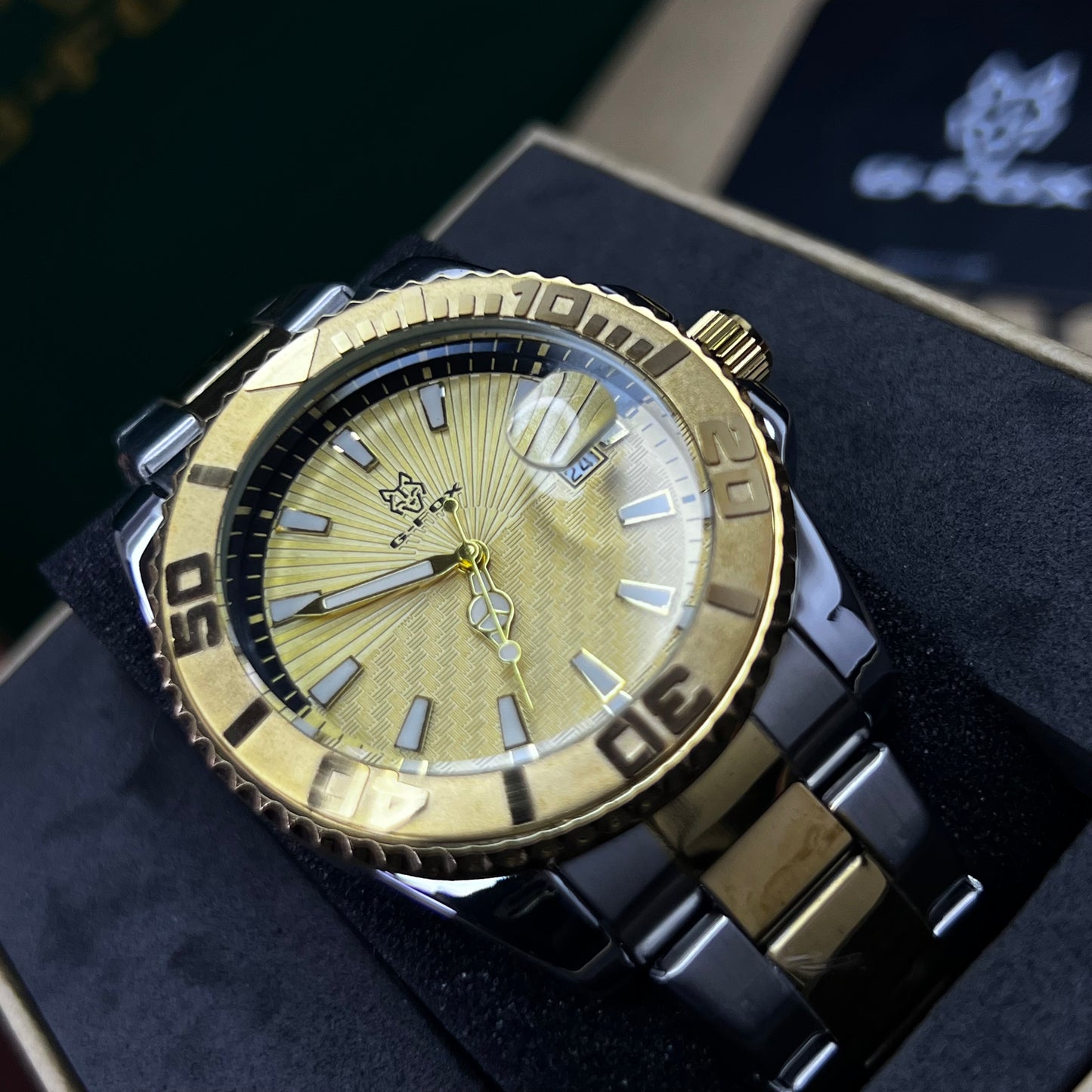 G FOX ORIGINAL x RLX SUMERGIBLE PARA HOMBRE REF-SIMULACION 70583-BD