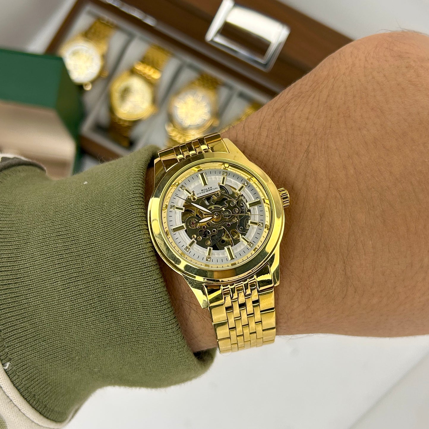 RLX AUTOMATICO CORAZON ABIERTO PARA HOMBRE REF-DB